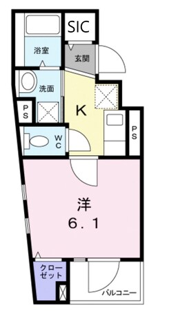 エヌエス　フィールドの物件間取画像